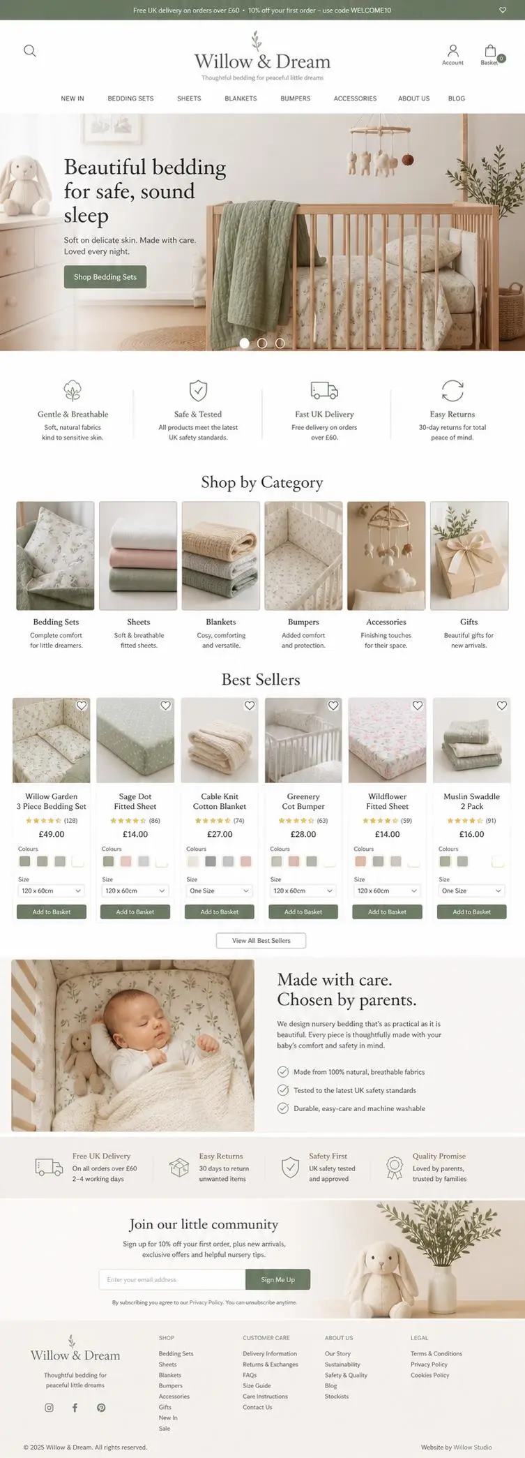 Featured image for selling crib bedding  online with Make Local for Global