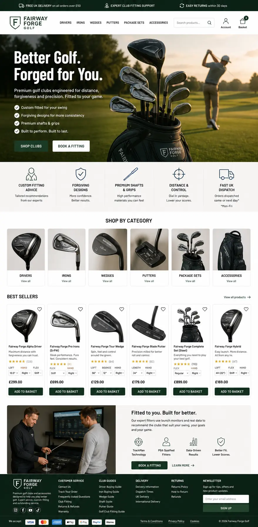 Featured image for selling golf clubs  online with Make Local for Global