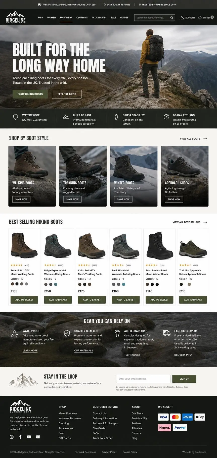 Featured image for selling hiking boots  online with Make Local for Global