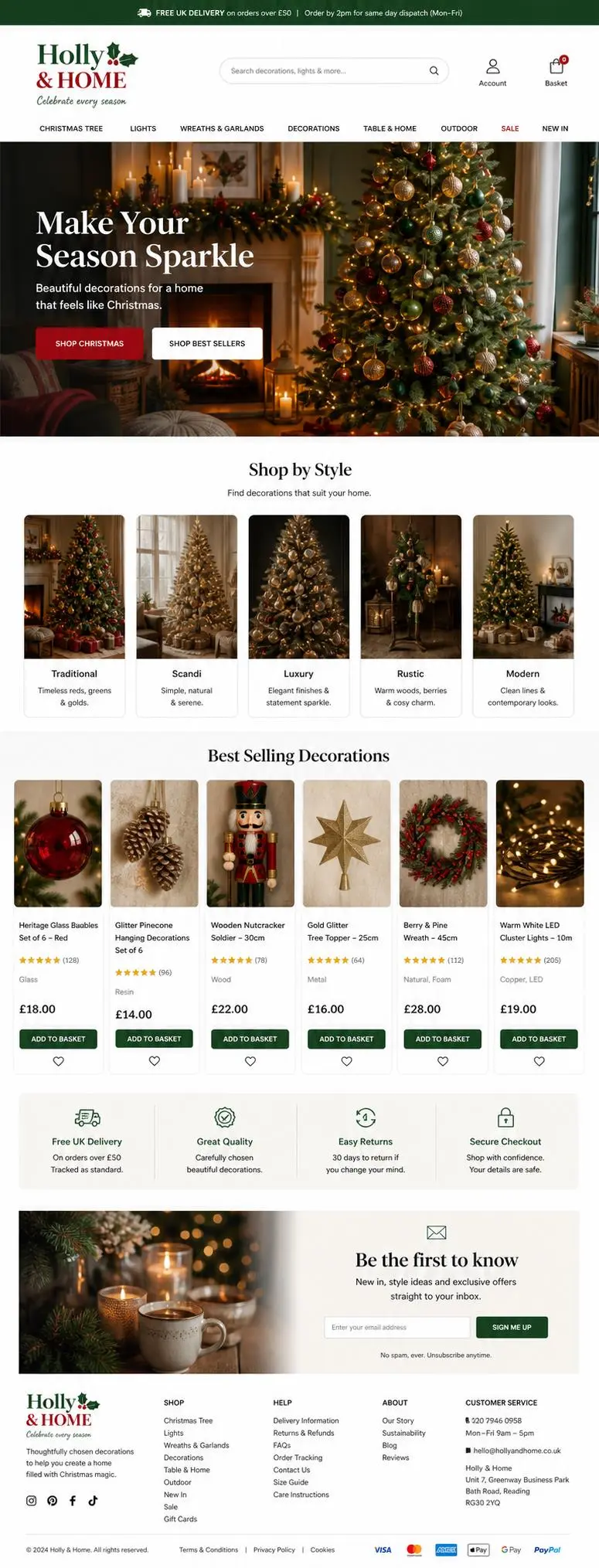 Featured image for selling holiday decorations  online with Make Local for Global