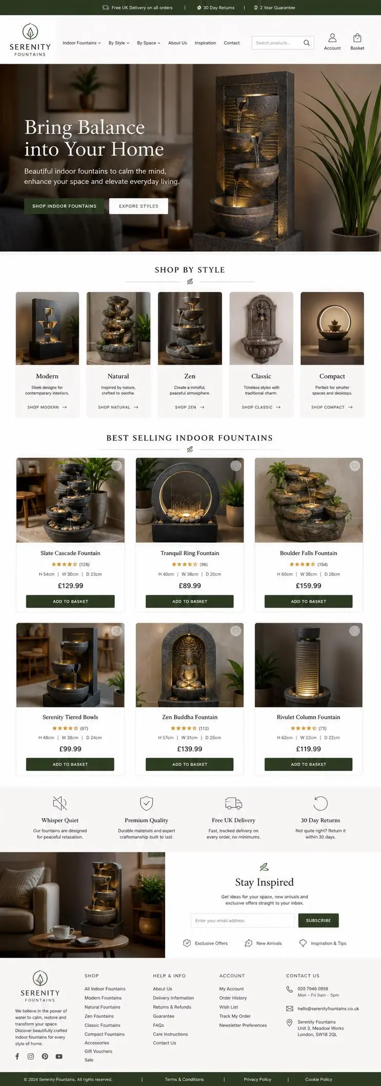 Featured image for selling indoor fountains  online with Make Local for Global