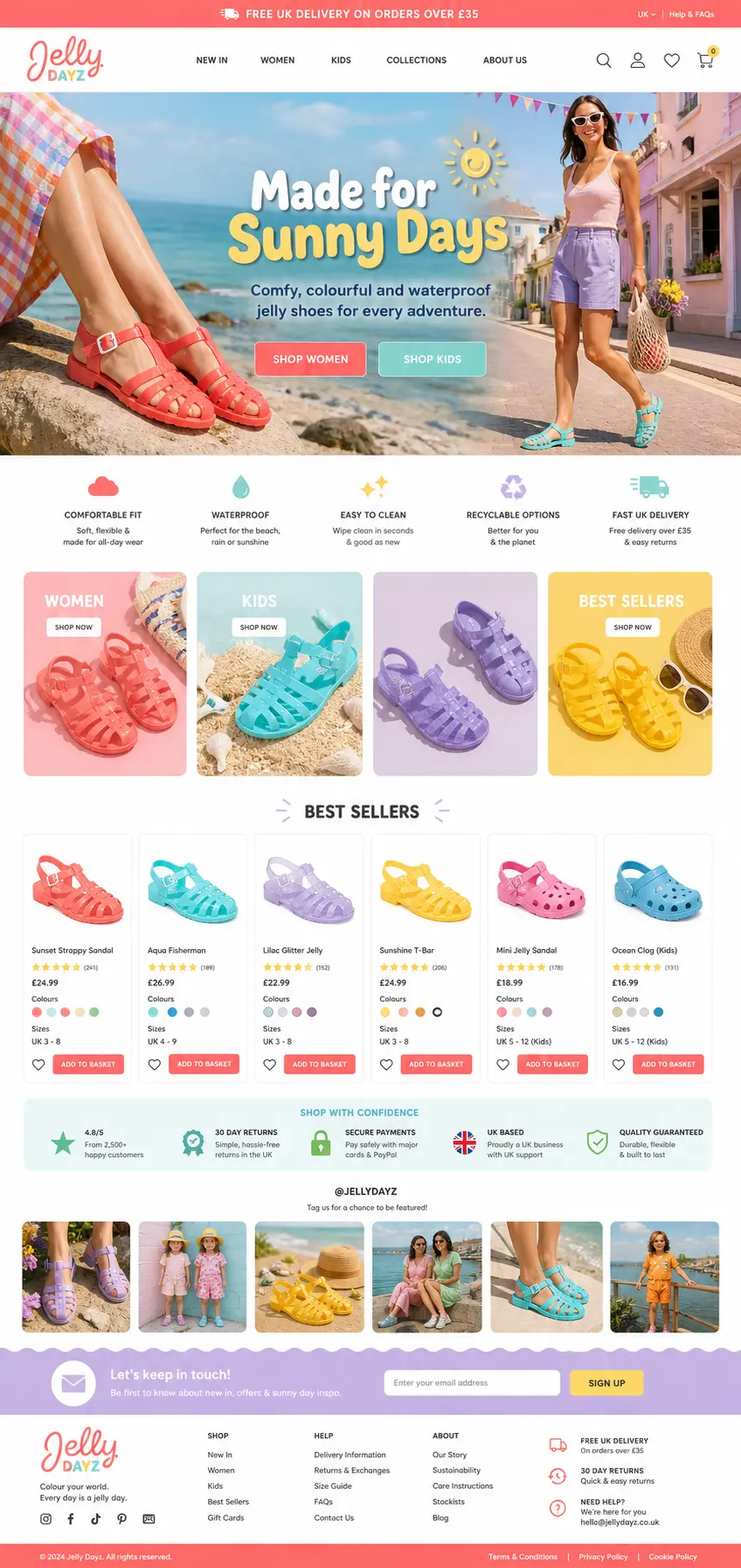 Featured image for selling jelly shoes  online with Make Local for Global