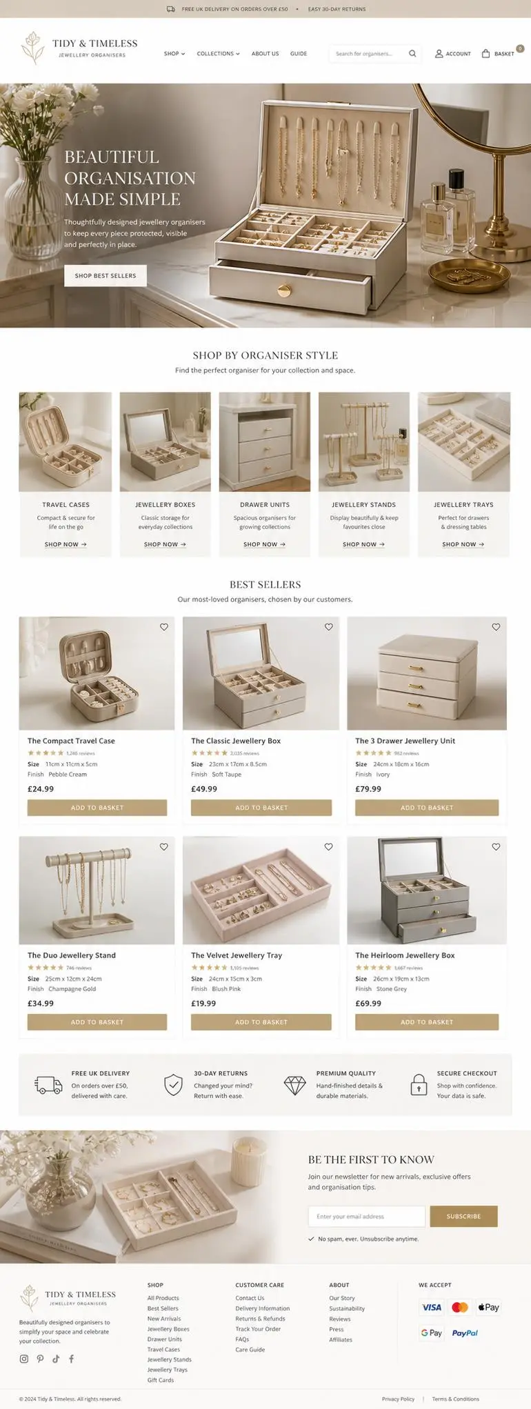 Featured image for selling jewelry organizers  online with Make Local for Global
