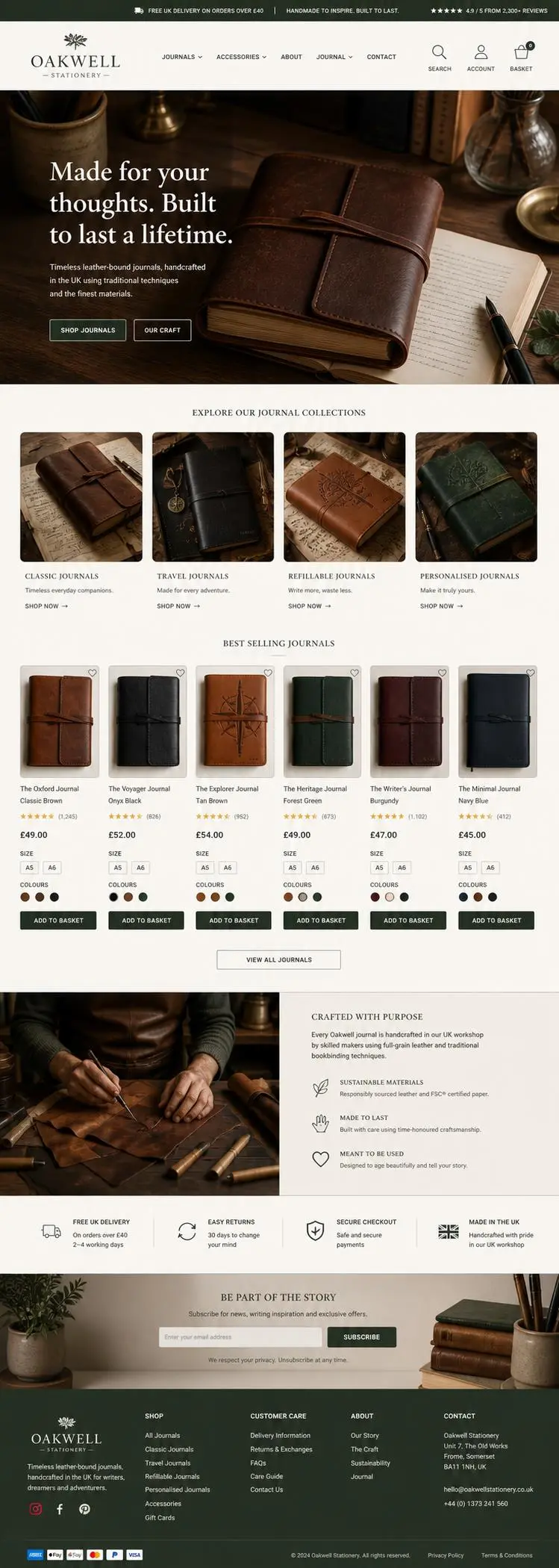 Featured image for selling leather-bound journals  online with Make Local for Global