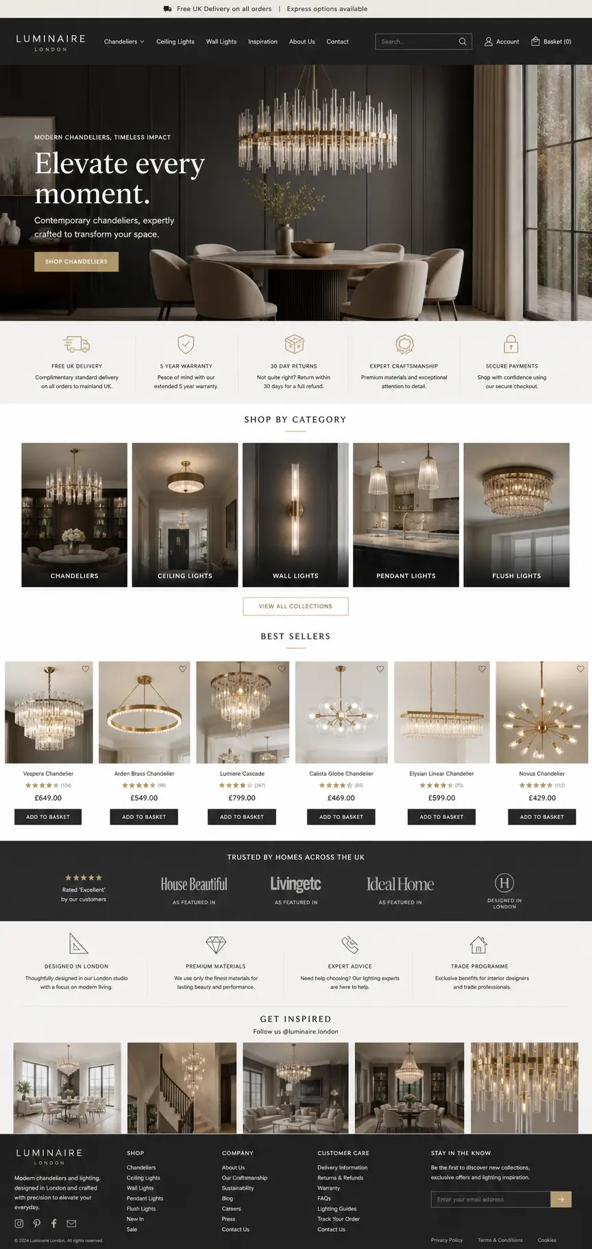 Featured image for selling modern chandeliers  online with Make Local for Global