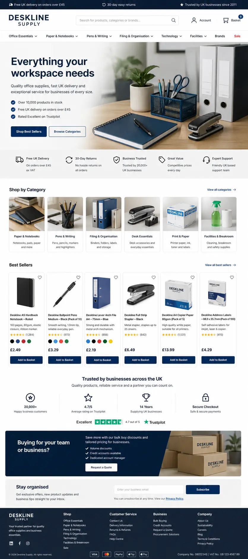 Featured image for selling office supplies  online with Make Local for Global