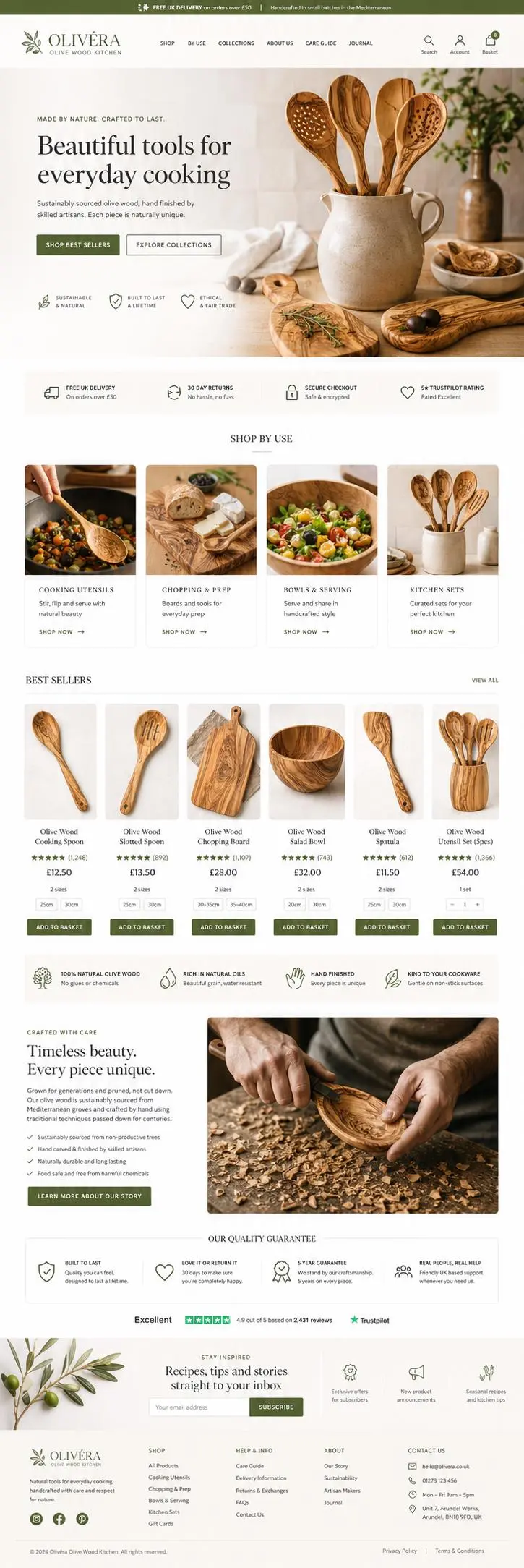 Featured image for selling olive wood kitchen tools  online with Make Local for Global
