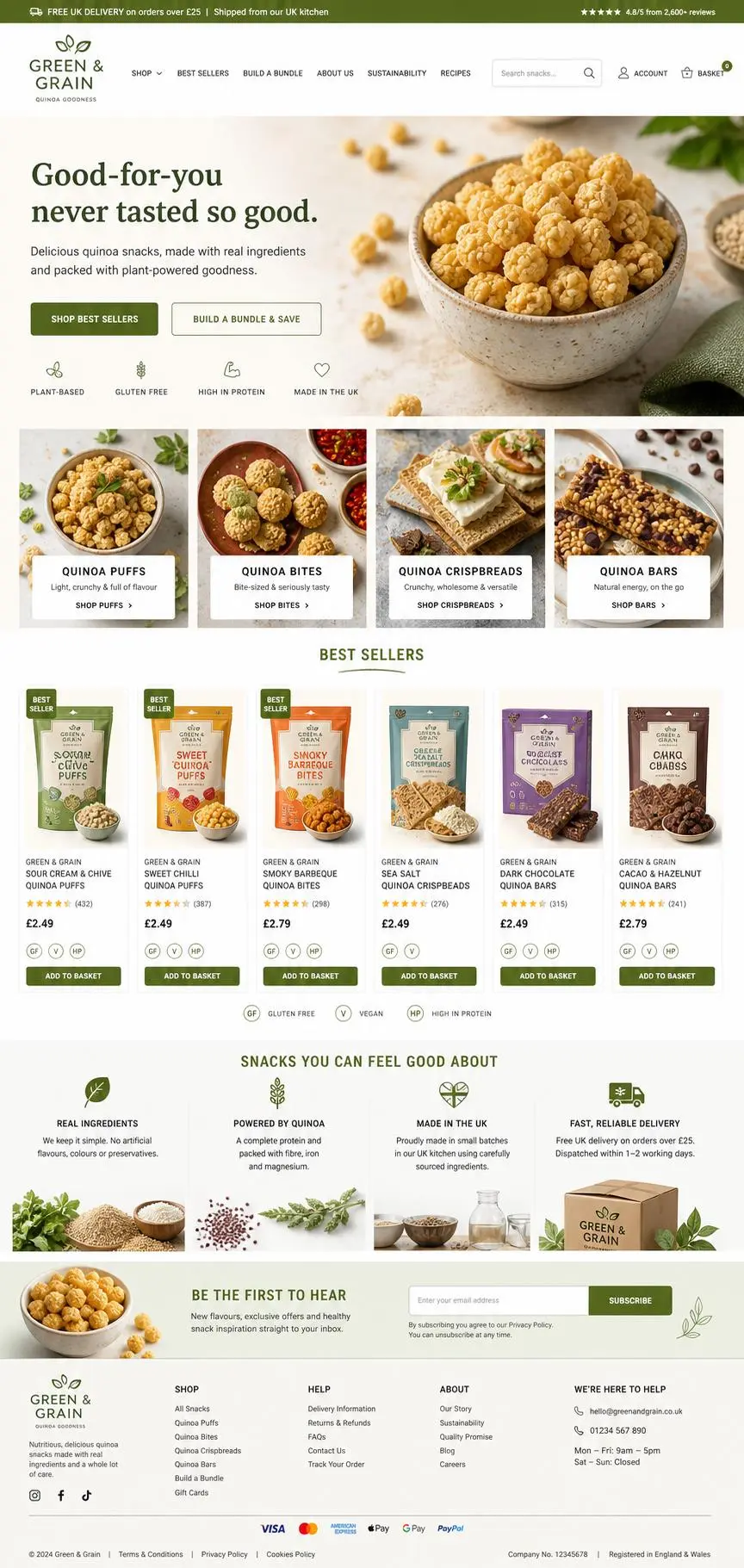 Featured image for selling quinoa-based snacks  online with Make Local for Global