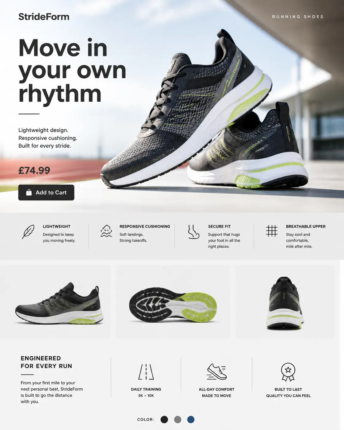 Featured image for selling running shoes  online with Make Local for Global