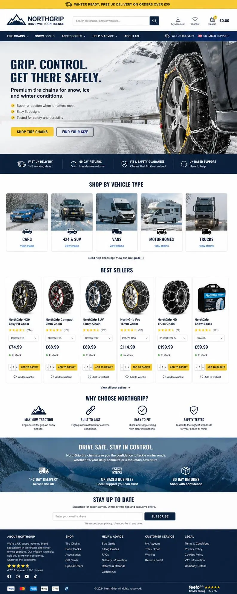 Featured image for selling tire chains  online with Make Local for Global