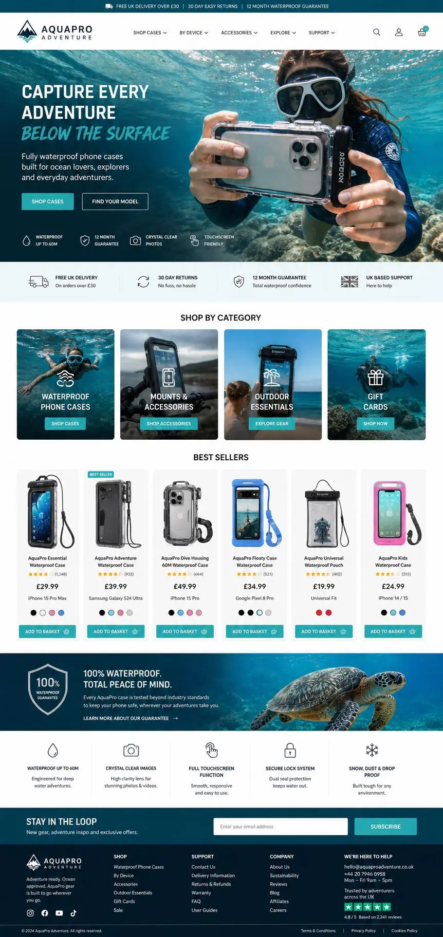 Featured image for selling underwater phone cases  online with Make Local for Global