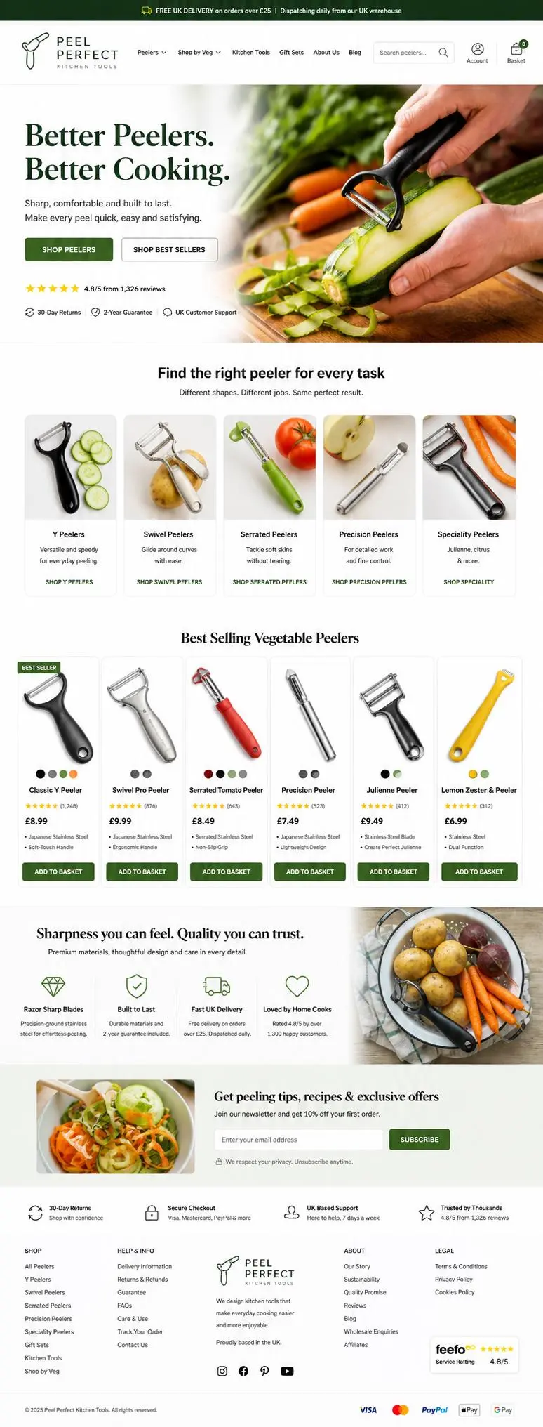 Featured image for selling vegetable peelers  online with Make Local for Global