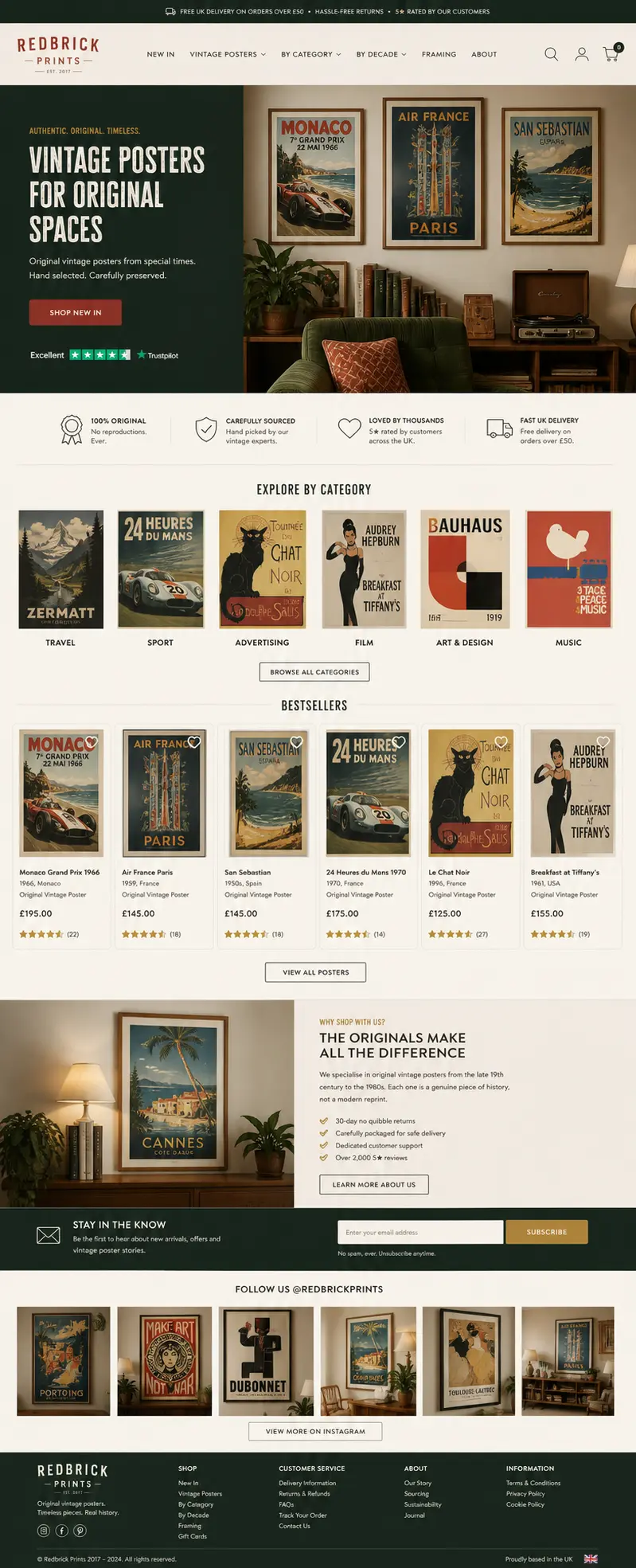 Featured image for selling vintage posters  online with Make Local for Global