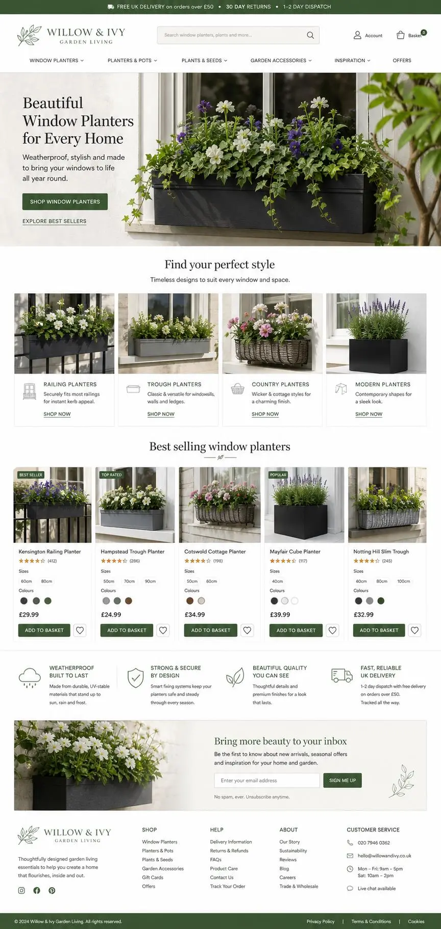 Featured image for selling window planters  online with Make Local for Global