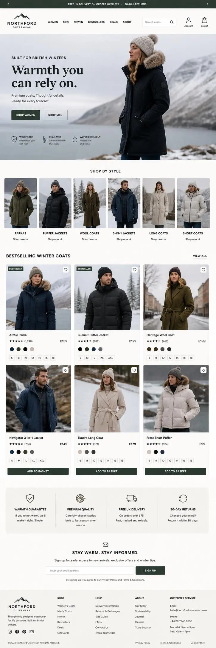 Featured image for selling winter coats  online with Make Local for Global