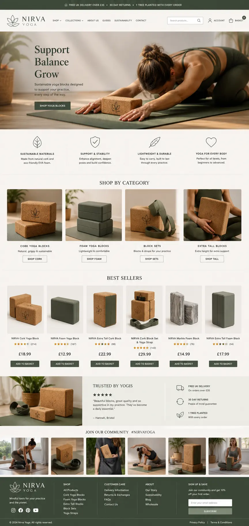 Featured image for selling yoga blocks  online with Make Local for Global