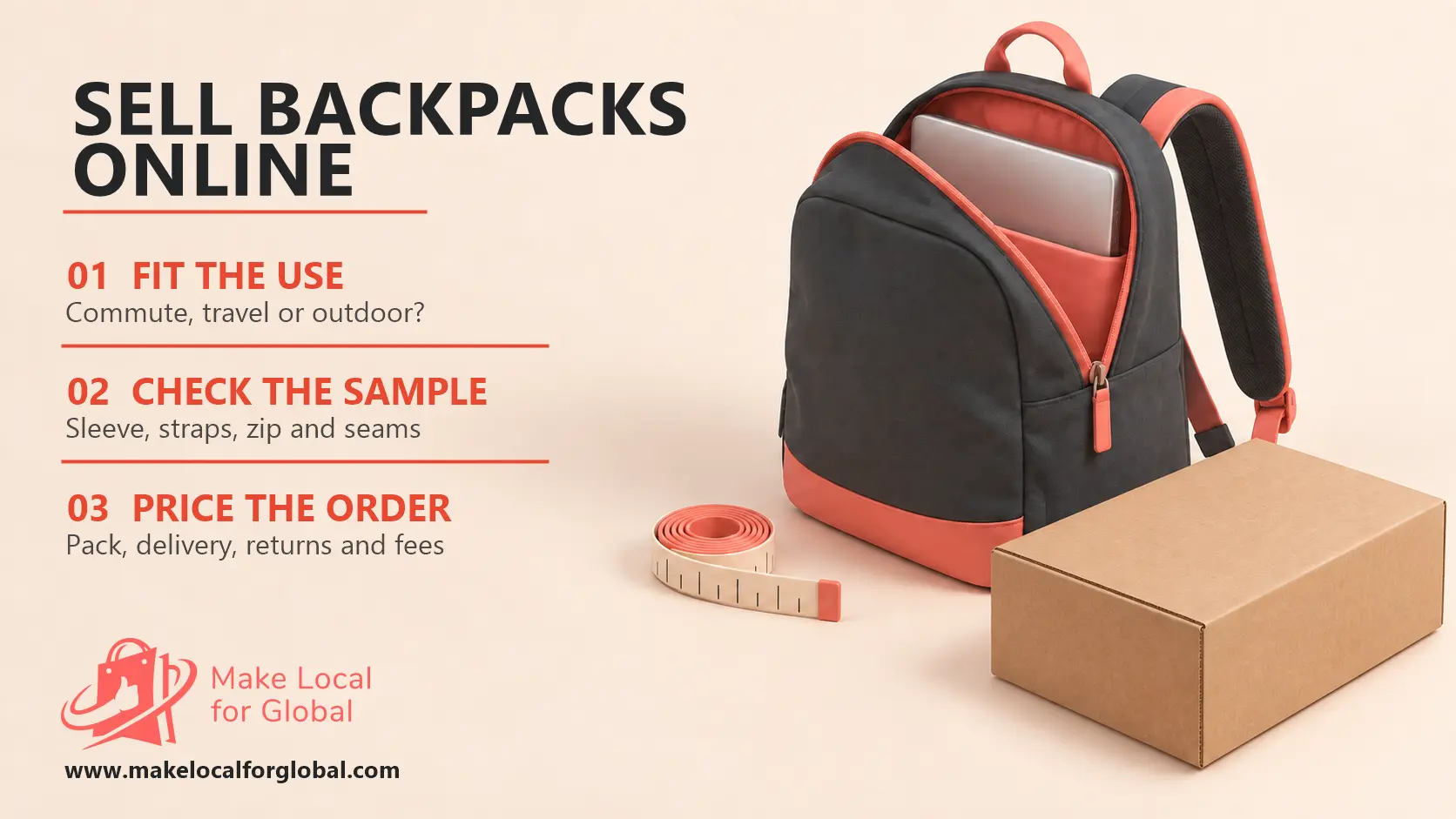 How to Sell Backpacks Online: Fit, Quality and Full-Order Pricing