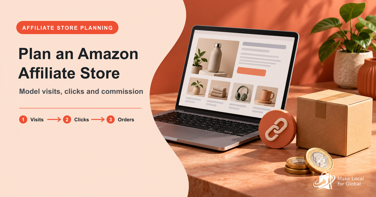 Amazon Affiliate Store Simulator: Model a 12-Month Plan