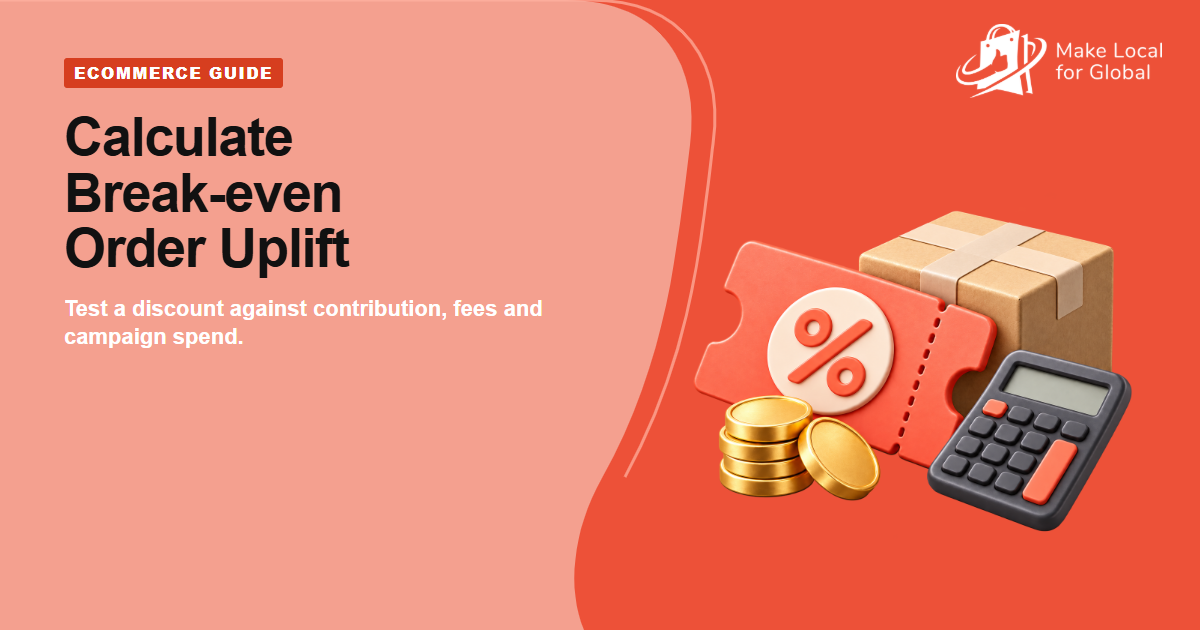 How to Calculate Break-even Order Uplift for an Ecommerce Discount