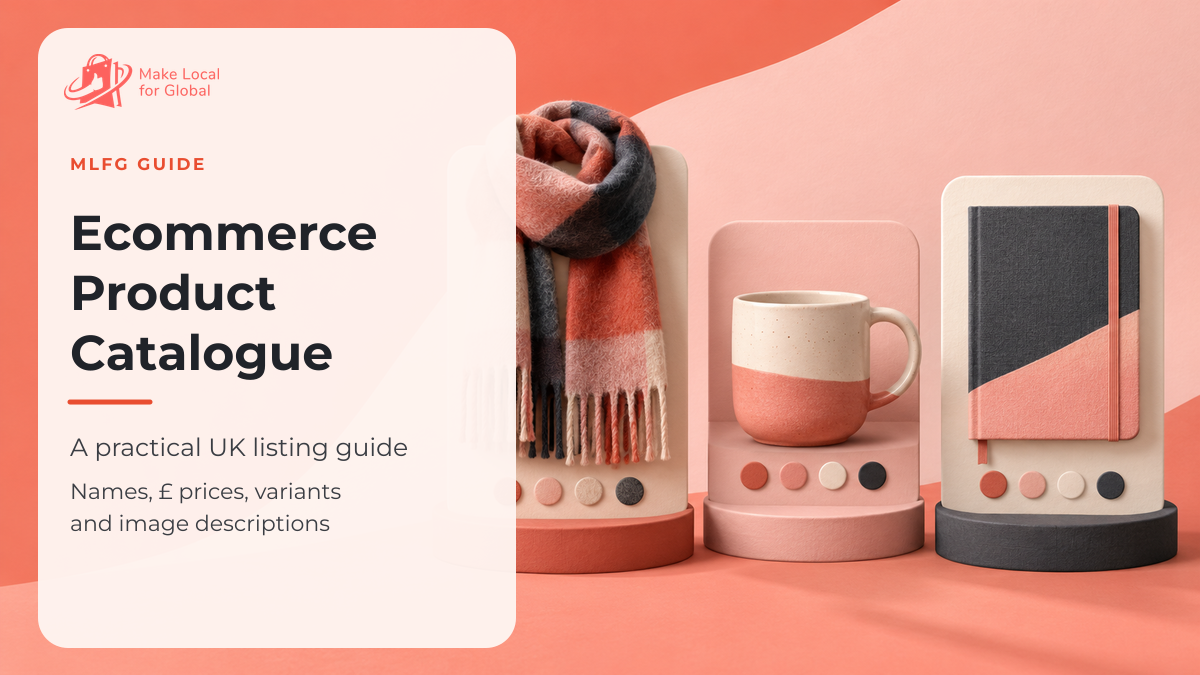 Ecommerce Product Catalogue Template: A Practical UK Guide