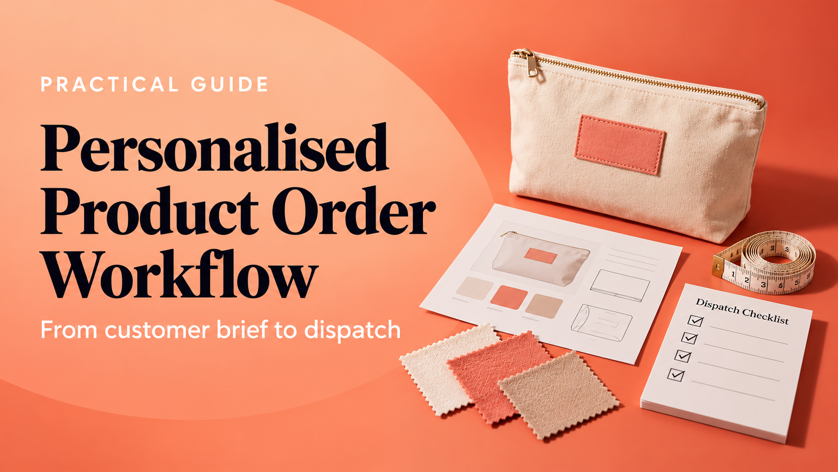 Personalised Product Order Workflow: From Customer Brief to Dispatch