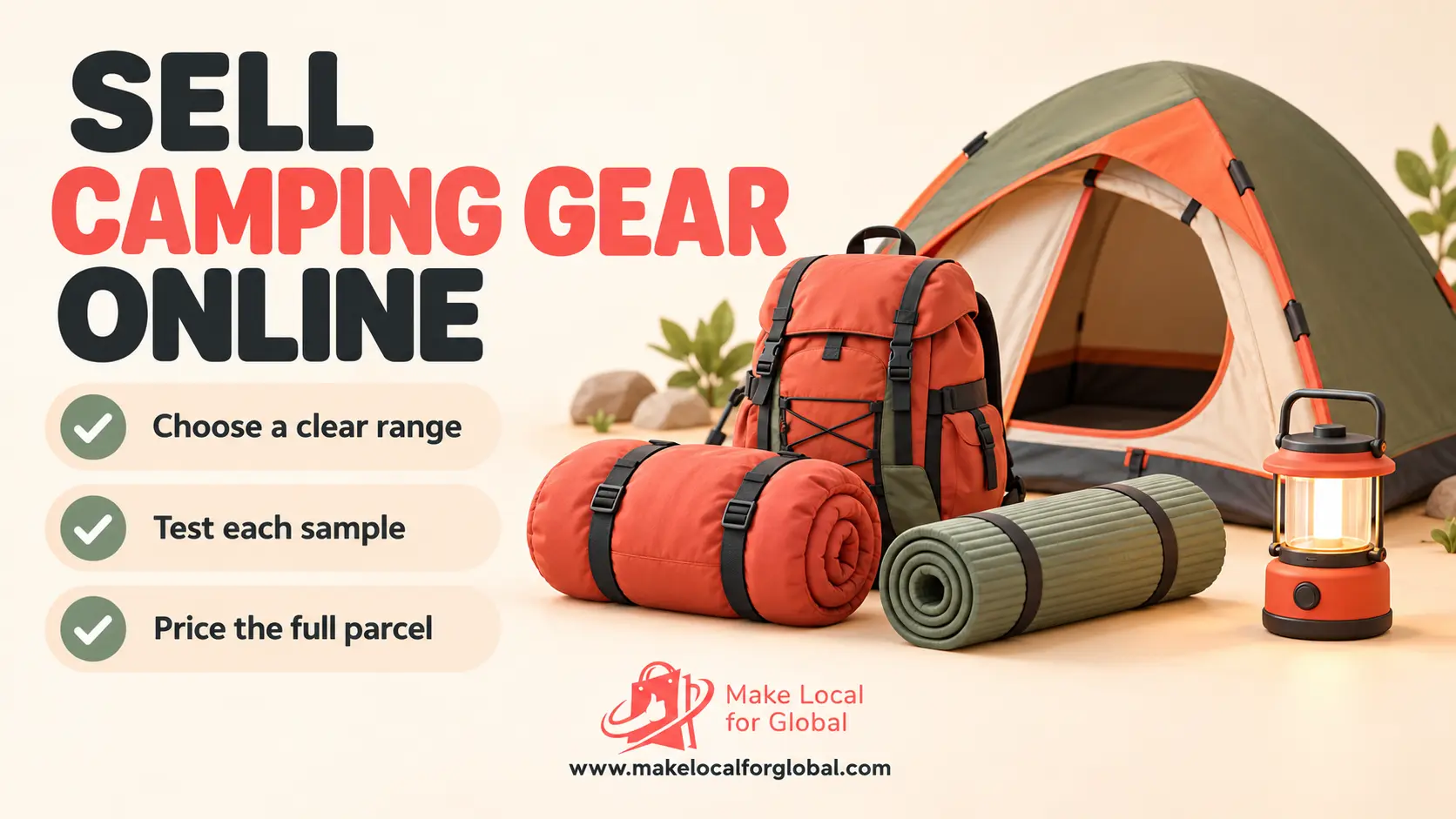 Sell Camping Gear Online: Choose a Practical Range and Price It