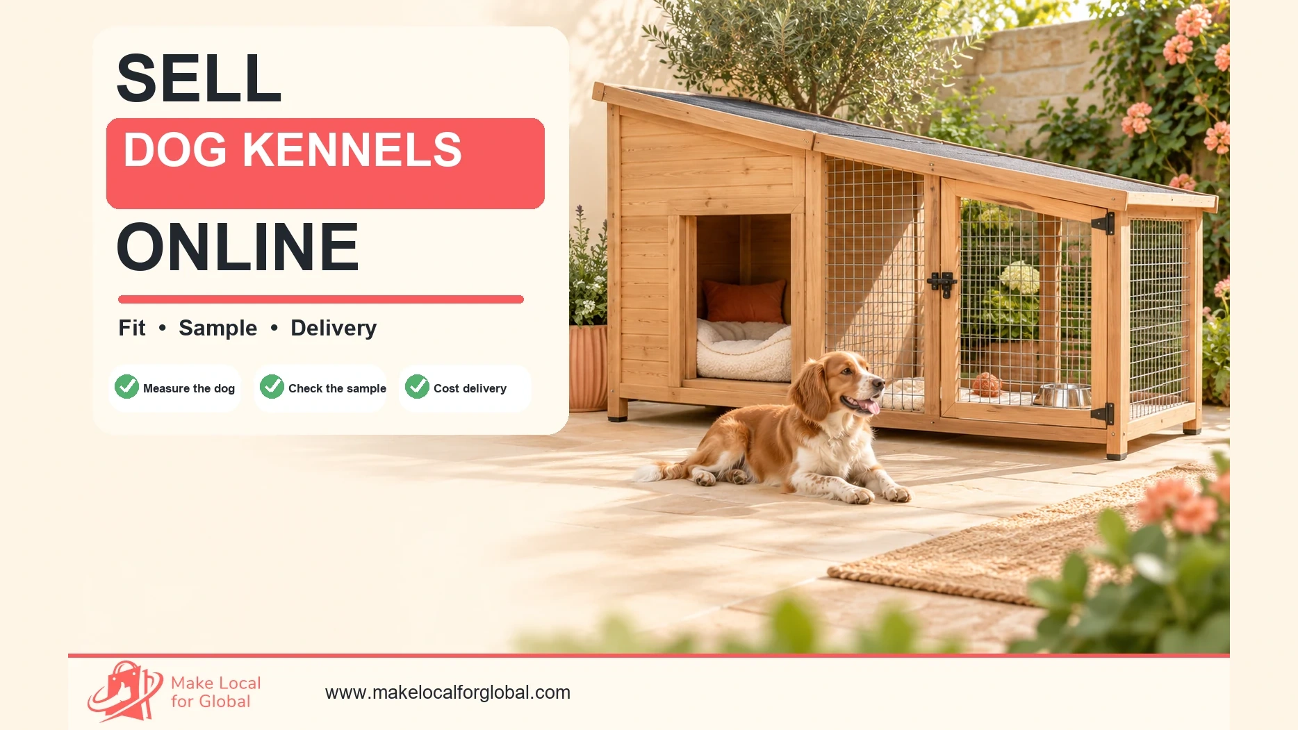 How to Sell Dog Kennels Online: Product Range, Safety and Delivery