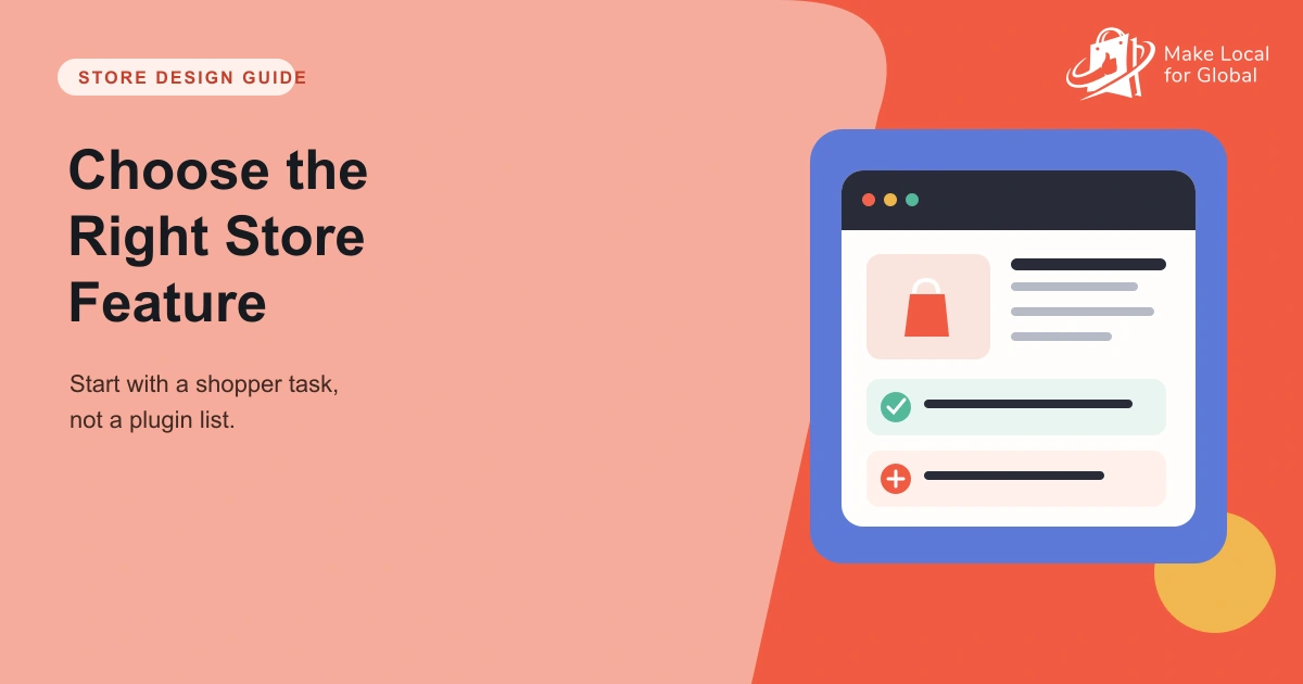 How to Choose Ecommerce Store Features That Solve Real Customer Problems